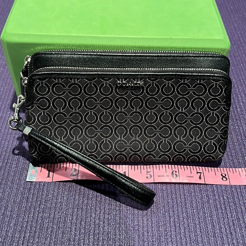 Coach large wristlet